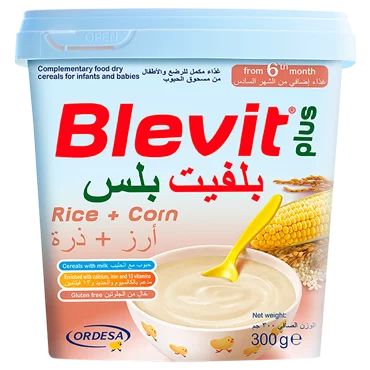 Blevit plus Rice and Corn