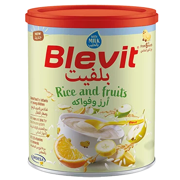 Blevit Rice and fruits